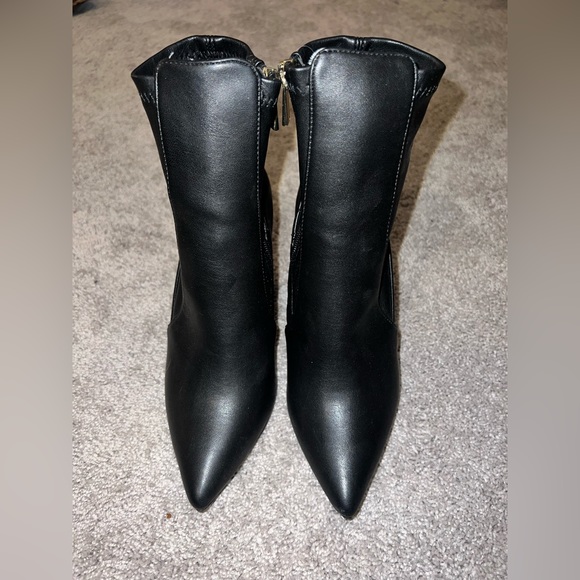 Black Qupid Heeled Boots - Picture 2 of 8